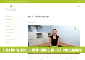 Online Rückbildungskurs, Online Rückbildung, Rückbildungskurs für Zuhause, mit Anita Hoffmann